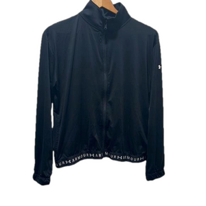 🦋Under armour womens  black long sleeve top size M GUC